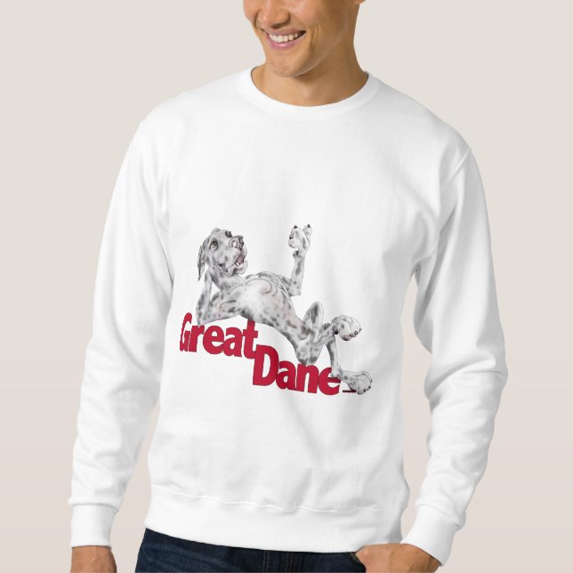Great Dane Laid Back Merle UC Sweatshirt (Vorderseite)