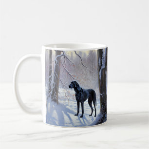 Great Dane Let it Schnee Weihnachten Kaffeetasse
