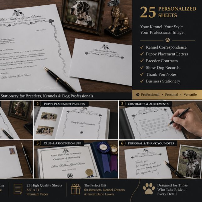 Great Dane Letterhead Heads Flyer (Von Creator hochgeladen)