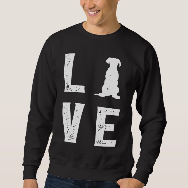 Great dane Love  1 Sweatshirt (Vorderseite)