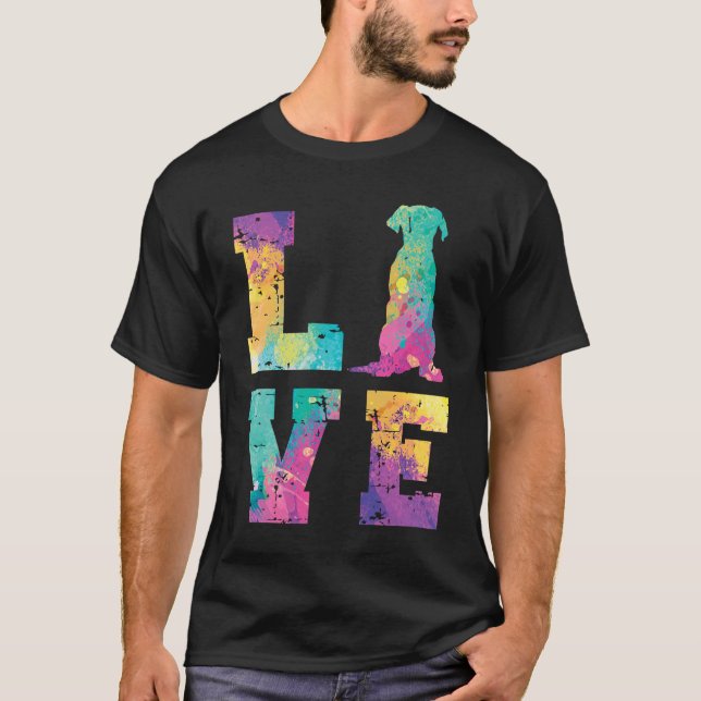 Great dane Love T-Shirt (Vorderseite)