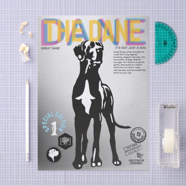 Great Dane Magazine   Seidenpapier (Handwerk)