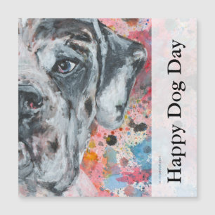 Great Dane Magnetkarte