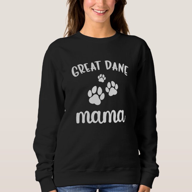 Great Dane Mama Cute Dog Sweatshirt (Vorderseite)