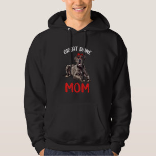 Great Dane Mama Mama Great Dane Downer Frauen Cu Hoodie