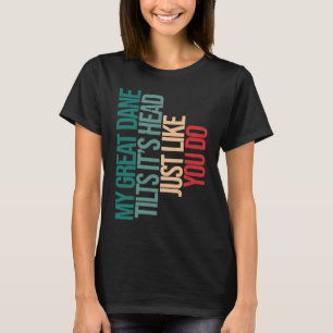 Great Dane Mama Vater Hunde Züchter jeder Däne T-Shirt