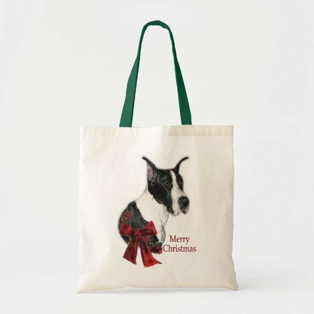 Great Dane Mantle Christmas Geschenke Tragetasche (Vorne)
