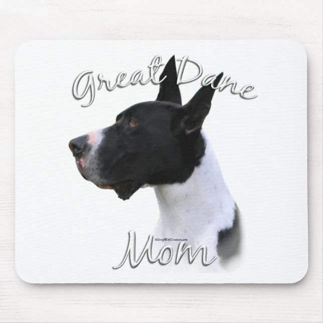 Great Dane (mantle) Mama 2 Mousepad (Vorne)