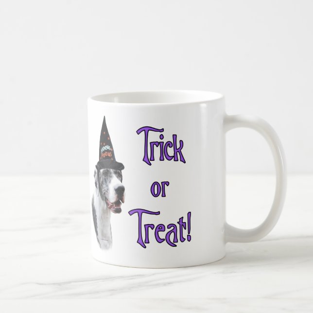 Great Dane (Merle) Trick Kaffeetasse (Rechts)