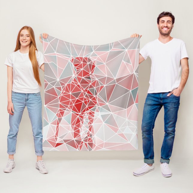 Great Dane Modern Fleecedecke (Beispiel)