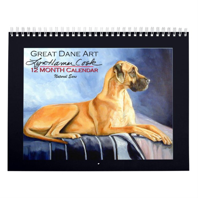 Great Dane Natural Ohren Kalender (Titelbild)