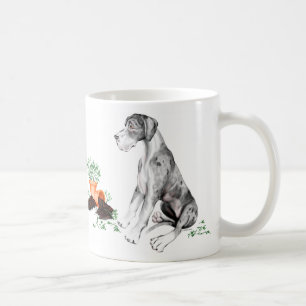 Great Dane Naughty Pup MerleB UC Tasse