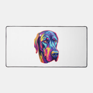 Great Dane Neon Design Schreibtischunterlage