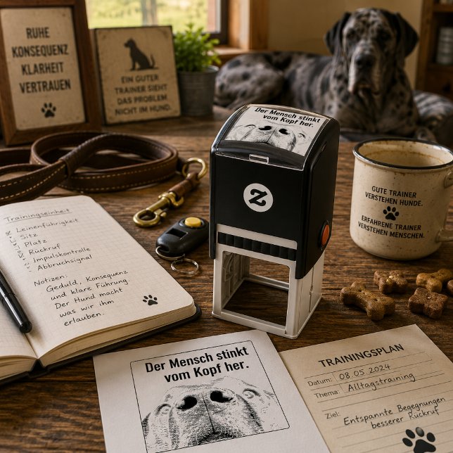 Great Dane Nose Quote Briefmarke Permastempel (Von Creator hochgeladen)