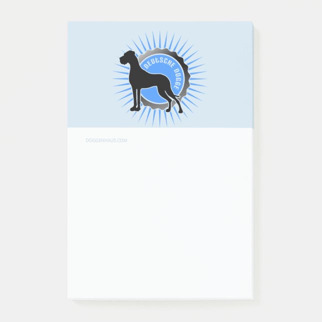 Great Dane Notizen (Vorderseite)