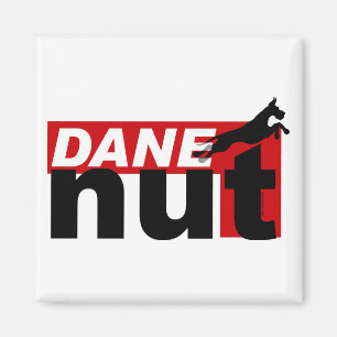 Great Dane Nut Magnet
