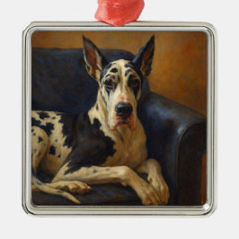 Great Dane Ornament Aus Metall