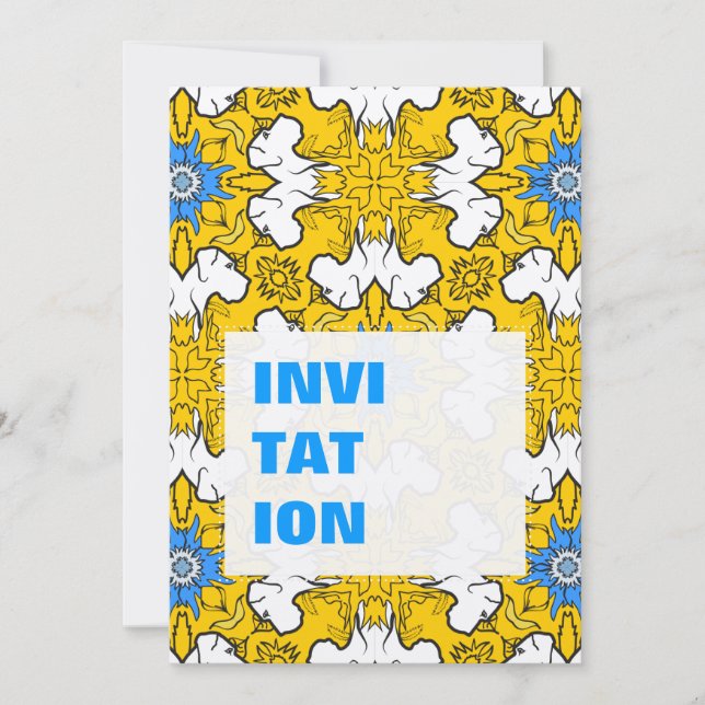 Great Dane Pattern Blau (Vorderseite)