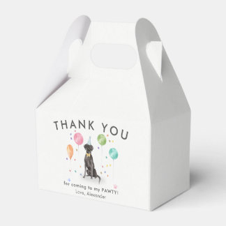 Great Dane Pawty Puppy Hund Geburtstag Vielen Dank Geschenkschachtel