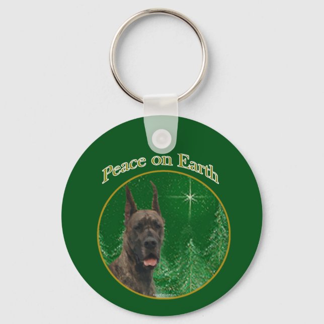 Great Dane Peace Schlüsselanhänger (Vorderseite)
