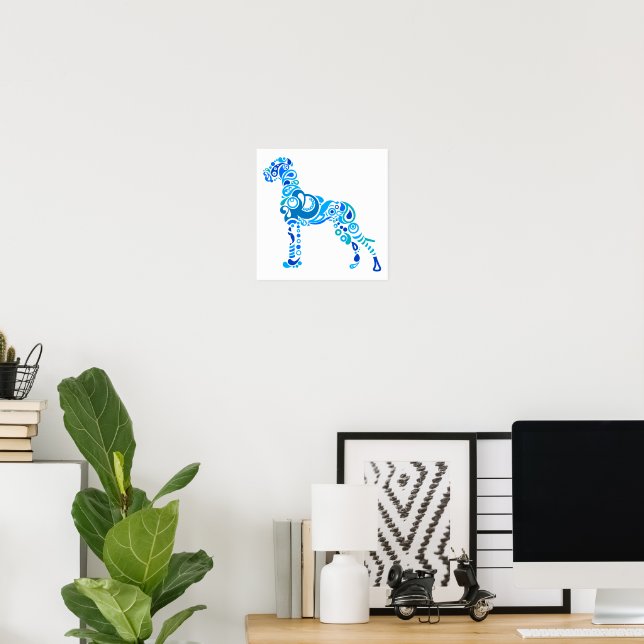 Great Dane Poster (Heimbüro)