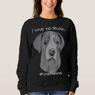 Great Dane Puppy Sweatshirt