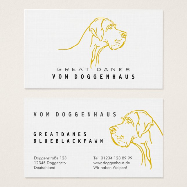 Great Dane Pure Zeichnend (Vorne & Hinten)