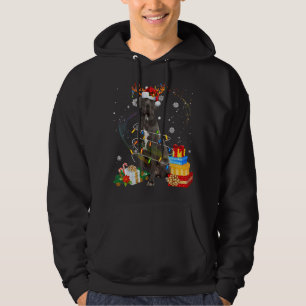 Great Dane Rentier Weihnachtslicht Funny Dog Xma Hoodie