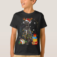 Great Dane Rentier Weihnachtslicht Funny Dog Xma