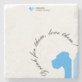 Great Dane Sammlungen Bluemin Steinuntersetzer