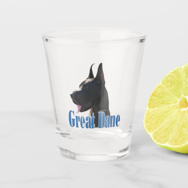 Great Dane Schnapsglas (Vorderseite)