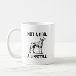 Great Dane Shirt – „Kein Hund. Ein Lebensstil.“ Lu Kaffeetasse