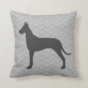 Great Dane Silhouette Kissen