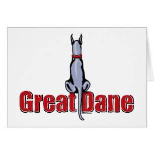 Great Dane Sit Blue