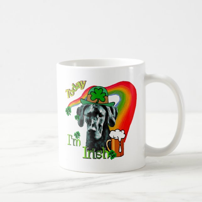 Great Dane St Patricks Day Tasse (Rechts)