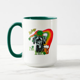 Great Dane St Patricks Day Tasse