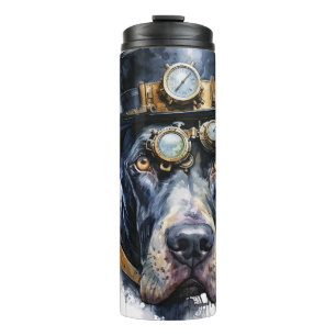 Great Dane Steampunk-Hund Thermosbecher