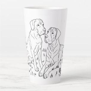 Great Dane Szene Milchtasse