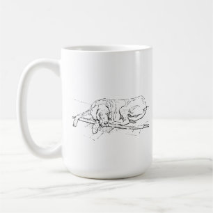 Great Dane Tasse – Minimalistische Hundetasse