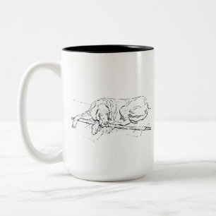 Great Dane Tasse – Minimalistische Hundetasse