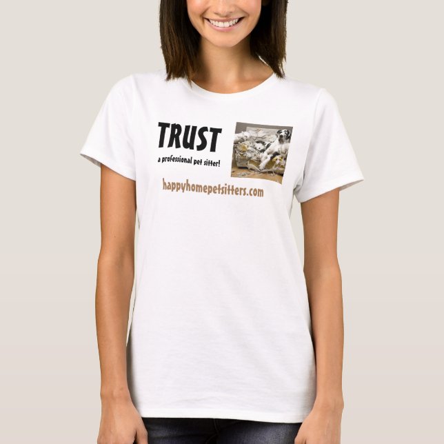 Great Dane Trust Ein Beruflicher Hundewalker T-Shirt (Vorderseite)