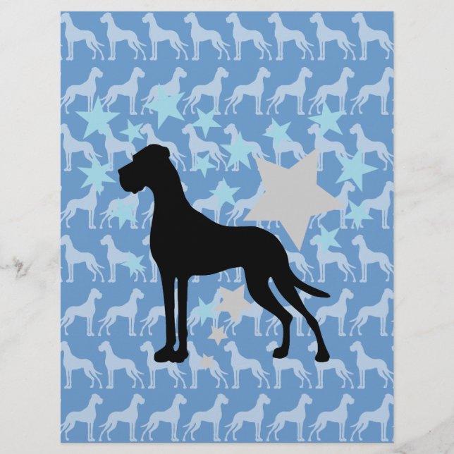 Great Dane und ein Star Heart Flyer (Vorne)