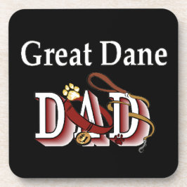 Great Dane Vater Getränkeuntersetzer