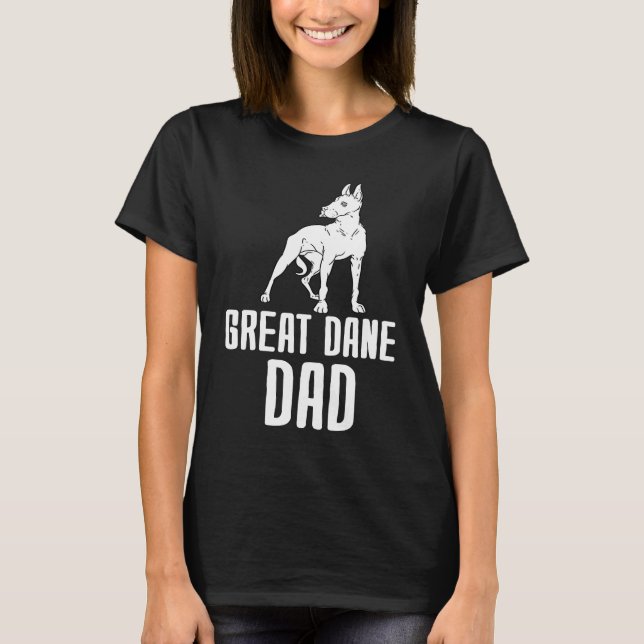 Great Dane Vater T-Shirt (Vorderseite)