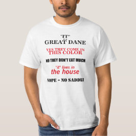 Great Dane Walking Antworten T-Shirt