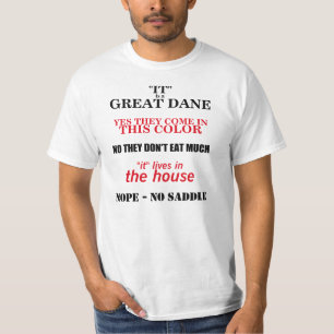 Great Dane Walking Antworten T-Shirt