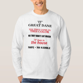 Great Dane Walking Antworten T-Shirt