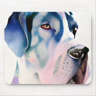 Great Dane Watercolor Mousepad