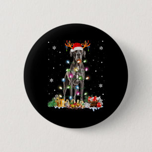 Great Dane Weihnachts-Weihnachtsmannmütze Fairy Li Button