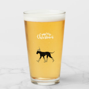 Great Dane Weihnachtsbär Glas